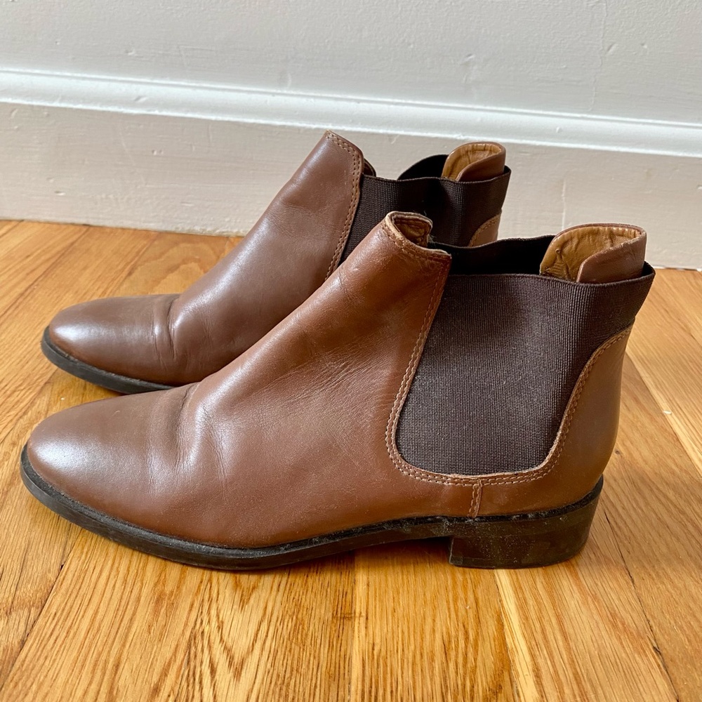 Topshop brown booties